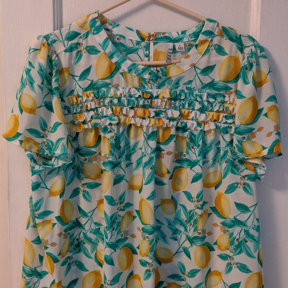 Elle Lemon Blouse